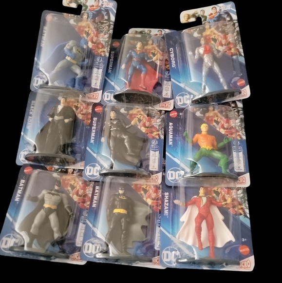 9 DC Micro Figures Set. - Picture 1 of 5